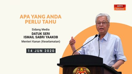 5 perkara penting sidang media harian PKPP - 14 Jun 2020