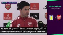 Arteta verärgert über Terminierung der Premier League