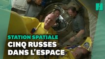 Malgré la guerre en Ukraine, un accueil chaleureux aux trois cosmonautes russes sur l'ISS