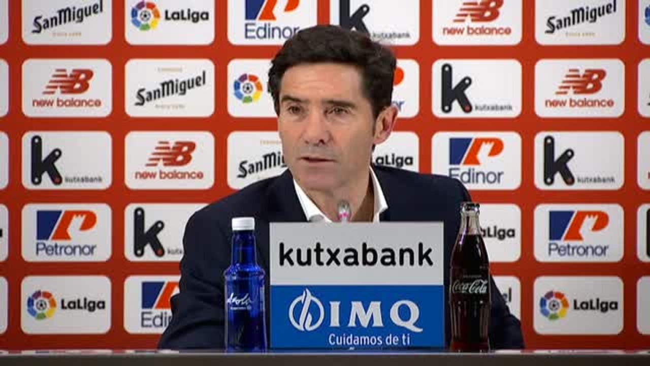 Marcelino, sin "nada que objetar" a sus futbolistas tras el empate ante el Getafe