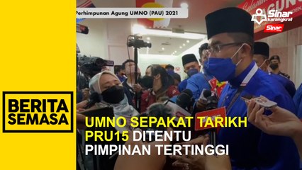 UMNO sepakat tarikh PRU15 ditentu pimpinan tertinggi