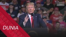 Trump teruskan perhimpunan ramai, keluarkan istilah perkauman