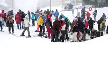 Uludağ’da kar kalınlığı 2 metreye yaklaştı, pistler doldu taştı