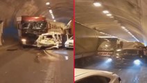 Son Dakika: Bolu Dağı Tüneli'nde zincirleme kaza! İstanbul yönüne ulaşım durdu