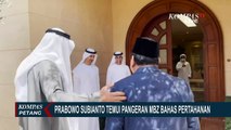 Prabowo Subianto Bertemu Putra Mahkota Abu Dhabi Mohamed Bin Zayed