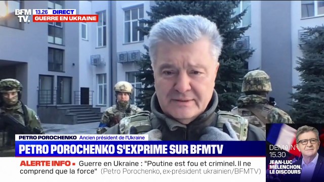 N'ayez pas peur de Poutine ! : le message de l'ancien président ukrainien, Petro Porochenko