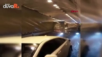 Bolu Dağı Tüneli'nde zincirleme kaza: İstanbul'a ulaşım durdu