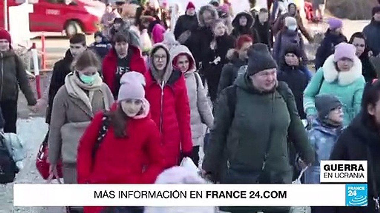 Éxodo desde Ucrania: más de 2 millones de ucranianos han cruzado a Polonia