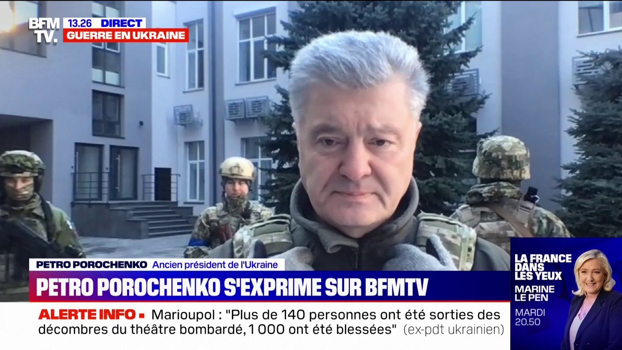 Petro Porochenko, ancien président ukrainien, s'adresse à la France: "Je vous en supplie, aidez-nous, y compris sur notre chemin vers l'Union européenne"