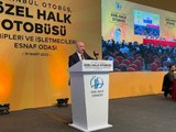 ÖZEL HALK OTOBÜSLERİ ESNAF ODASI GENEL KURULUNDA GERGİN ANLAR