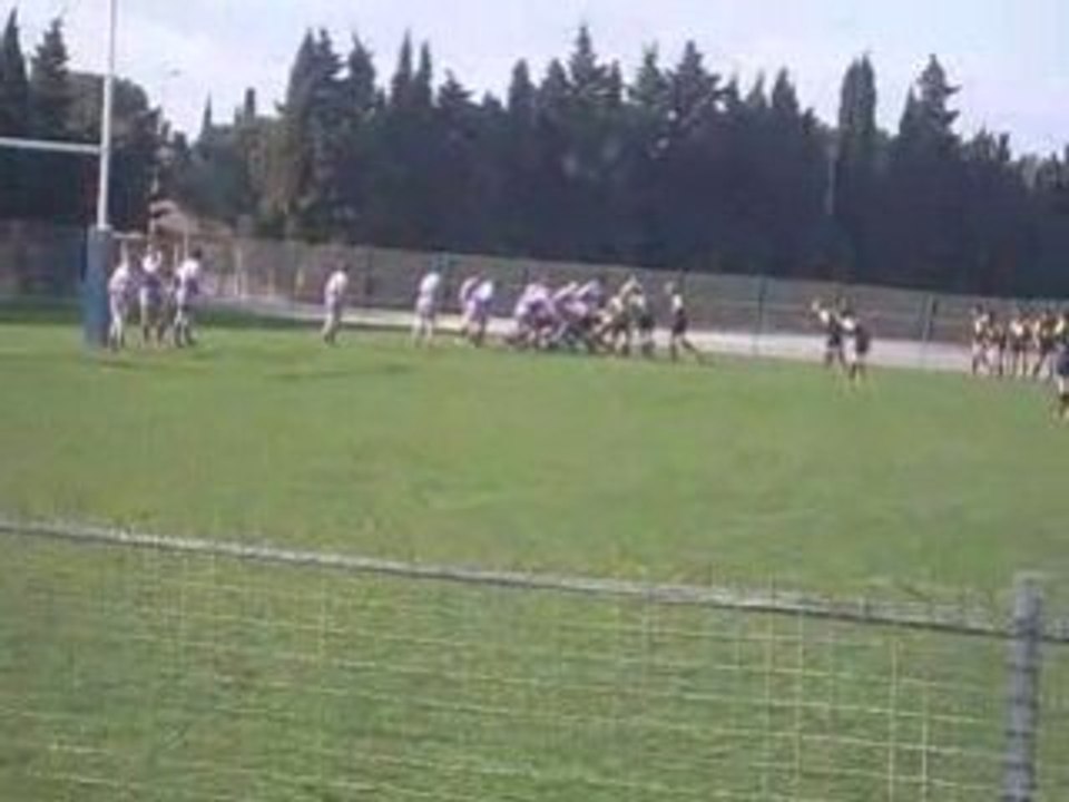 cadets usc carcassonne vs pezenas essai de kévin L