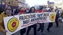 Protest outside the Conservative Party Spring Conference at Blackpool Winter Gardens