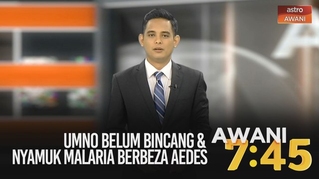 AWANI 7:45 [26/06/2020]: Pembangunan belum majoriti, UMNO belum bincang & nyamuk malaria berbeza Aedes