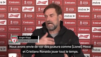Liverpool - Klopp : "Le football est le seul sport de contact où il n'y a pas de pause"