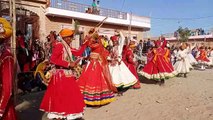 सनावड़ा गैर नृत्य में जमा रंग, मेले में उमड़े हजारों लोग