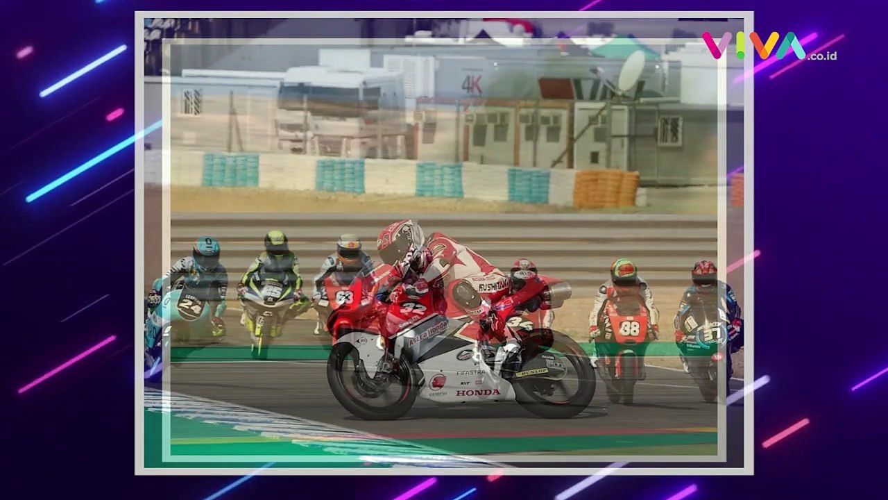 Sumringah! Mario Aji Start di Baris Terdepan Moto3 Mandalika