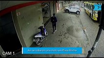 La miró, le gustó y se la llevó: así se robaron una moto en Plaza Rocha