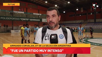 "Fue un partido muy intenso"