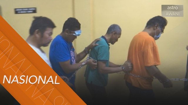 78 individu tiga kumpulan jenayah terancang didakwa di mahkamah