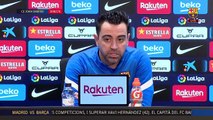 Rueda de prensa completa de Xavi antes del clásico / FCB (Youtube)
