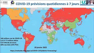 Café de la statistique - Modélisations de l'épidémie de Covid-19 - 20 janvier 2022