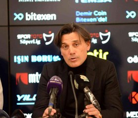 Montella: "Aldığımız sonuç çok değerli"