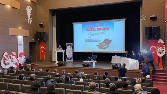 Kur'an-ı Kerim'i güzel okuma yarışması bölge finali gerçekleştirildi