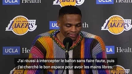 Lakers - LeBron salue la performance de Westbrook : "Le Q.I. basket d'un grand joueur"
