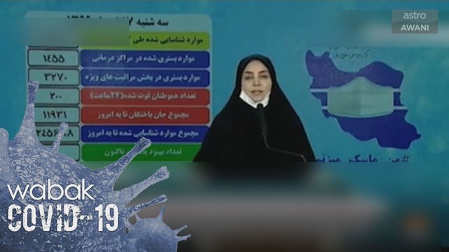 Iran rekod kes kematian tertinggi dalam tempoh 24 jam
