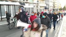 Yunanistan'da ırkçılık ve savaş karşıtı eylem yapıldı