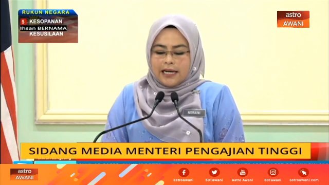 Pelajar IPT mula pengajian pada Oktober 2020 - Noraini
