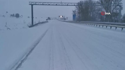Kastamonu'da yoğun kar yağışı etkili oluyor