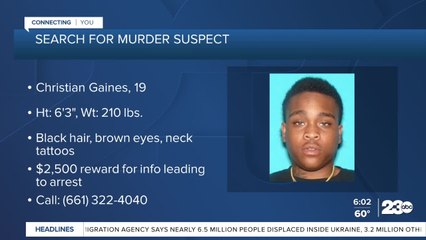 The search is on for a murder suspect