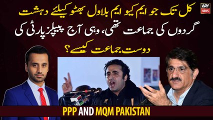 MQM was a party of terrorists for Bilawal Bhutto, how can it be a friend of PPP today?