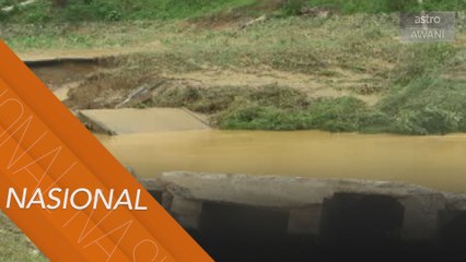Lebih 1,000 penduduk terputus hubungan selepas jambatan runtuh