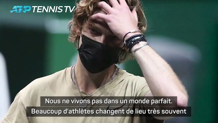 Guerre en Ukraine - Rublev : "Laisser la politique en dehors du sport"
