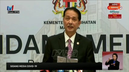 "Situasi penularan tempatan membimbangkan" - Dr Noor Hisham