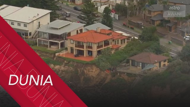 Ombak besar sebab hakisan pantai di Sydney