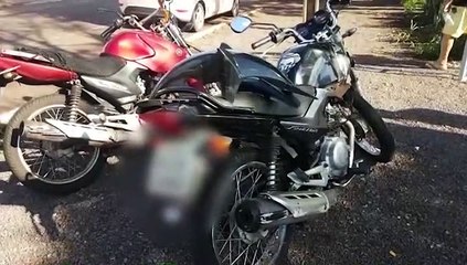 Acidente na Avenida Brasil deixa dois feridos; vítima sofreu fratura
