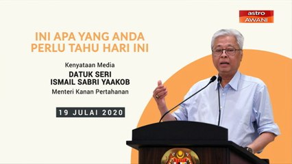 5 perkara penting kenyataan media PKPP - 19 Julai 2020