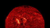 4K Huge Solar Blast on Sun