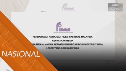 Al Jazeera tiada lesen pengeluaran filem - FINAS
