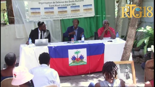 Oganizasyon Dwa Moun Sant Karl Lévêque òganize yon konferans deba sou tèm Karl Lévêque Philosophe