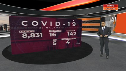 [INFOGRAFIK] Kemaskini kes COVID-19 di Malaysia