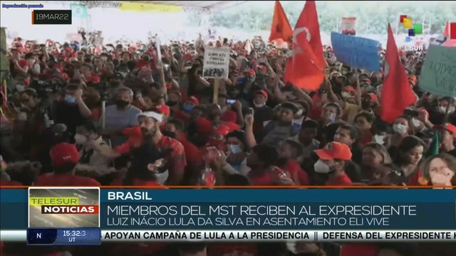 teleSUR Noticias 17:30 19-03: Campesinos apoyan campaña de Lula a la Presidencia de Brasil