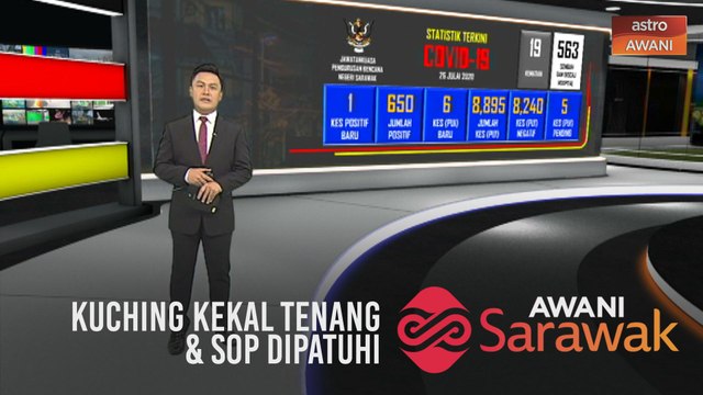 AWANI Sarawak [26/07/2020] - Kuching kekal tenang | SOP dipatuhi | COVID-19: kematian ke-124