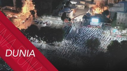 Ribuan solat Subuh di Hagia Sophia