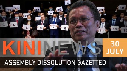 #KiniNews: Sabah assembly dissolved; Umno won't join PN