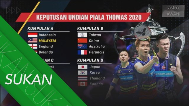 Indonesia cabaran paling sukar buat skuad Piala Thomas negara