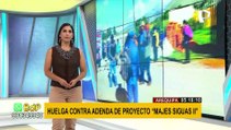 Arequipa: Pobladores inician huelga indefinida contra adenda Majes Siguas II